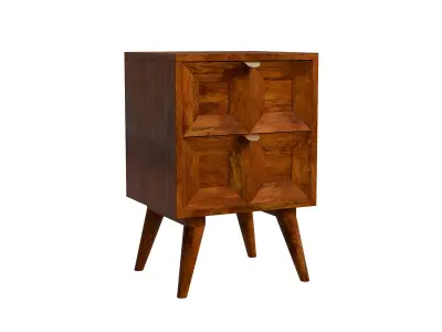 Mango Quad Nightstand Low-poly 3D model