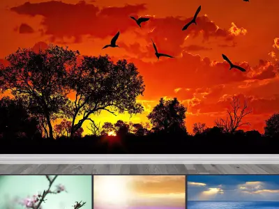 Photo Wallpaper No 19 Low-poly 3D model