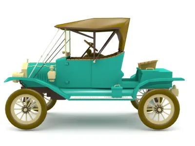 cartoon car 3D model