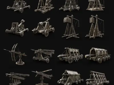 AAA SIEGE ENGINE WAR MACHINES BUILDER COLLECTION PACK