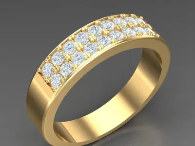 Luxury Men Rings Designs 4MR031 3D print model
