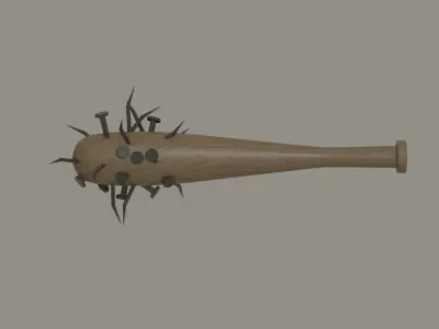 Spiked Baseball Bat 3D model