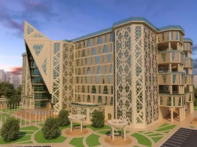 0152 - Courthouse Architecture Project - 2D Drawings-3D Files 3D model