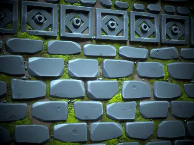 temple wall - VOL 01 - Stylized Texture