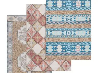 Rug Set 472 3D model