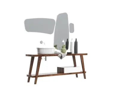 Falper Menhir washbasin 3D model