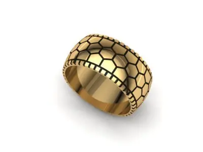 Man wedding ring 3D print model get