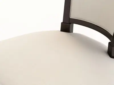 Bolier Modern Luxury Side Chair 90017 3D model