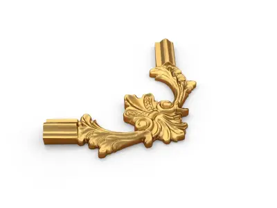 Classic decor ornament 334  3D model