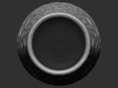 Vase02-3Dprint circle 3D print model