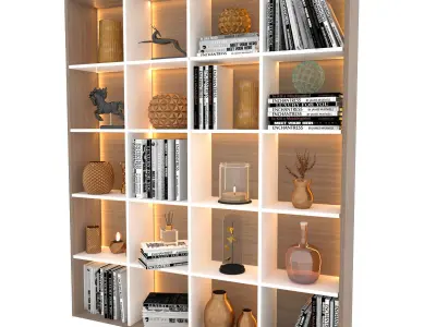 decorative set rack 3D model