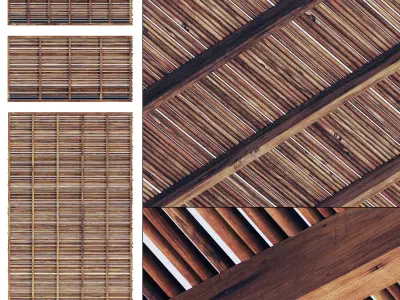 Ceiling thick branch straight n1 3D model