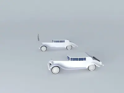 20s car Free 3D model