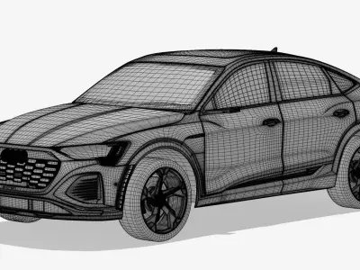 Audi SQ8 Sportback e-tron 2024 3D model