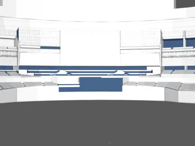 Rogers Centre Renovations Low-poly 3D model