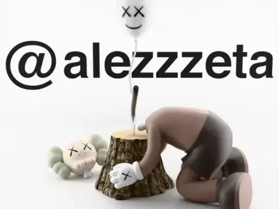 Kaws Beautiful Losers Textured Low-poly 3D model