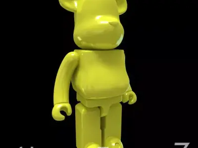Yellow Bear Brick 3D model