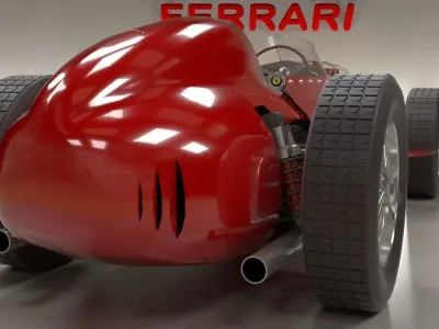 Ferrari 256 F1 1959 3D model