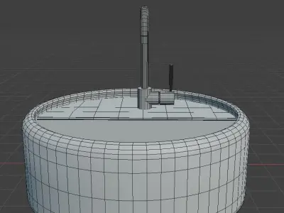 tap and sink  3D model