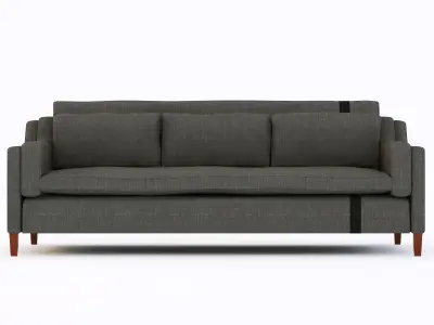 fabric modern sofa 3D model
