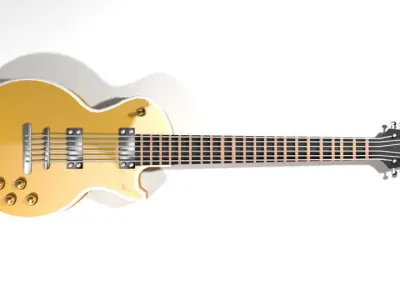 Guitar Electric - Type 5 3D model