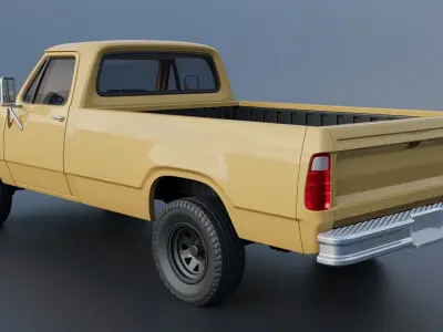 Dodge Power Wagon W150 1979 3D print model