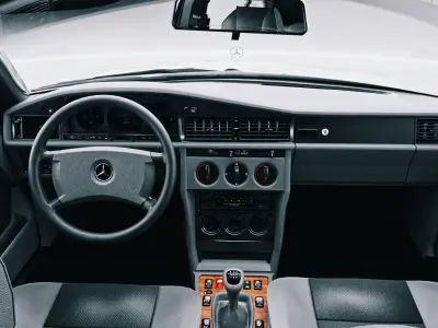 mercedes benz e190 w201 evolution 2 Low-poly 3D model