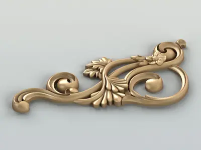 Corner decor 026 3D model