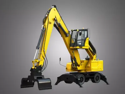 MH3022 Material Handler Vehicle  3D model