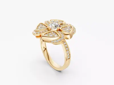 zjk r015 bouchra ring 3D print model
