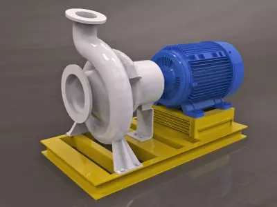 Electric Motor  3D model buy
