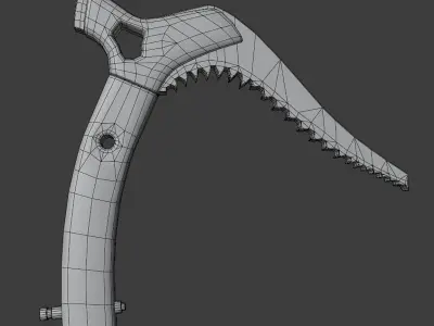 Climbing Axe Free low-poly 3D model