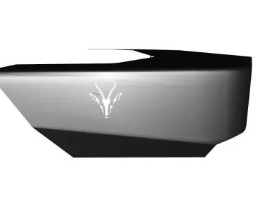 Bumper For Nissan Patrol Y61 Gazelle 3D model