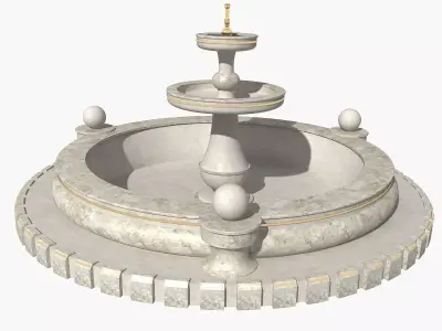 Fountain 01 3D model