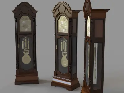 Howard Miller Winterhalder II  Grandfather Clock 3D model