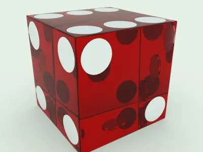 Set of Dice 3D model
