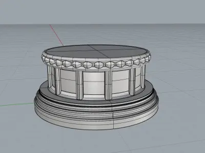 Decorative Base Stand for statues and figurines 3D print model