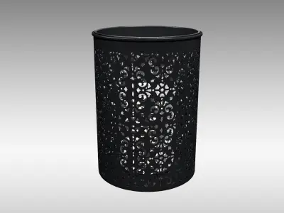 Metal Lantern 05 Low-poly 3D model