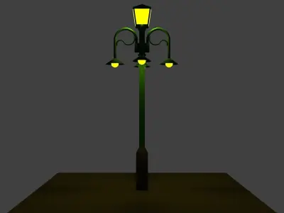Exterior Lamp 3D Model Collection