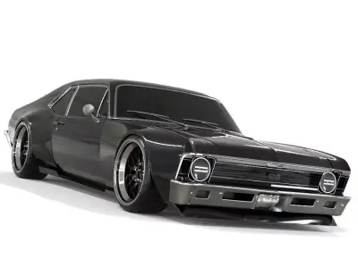 Chevrolet Nova 1970 Modified 3D model