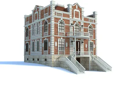 House 2 3D model victorian 3D model