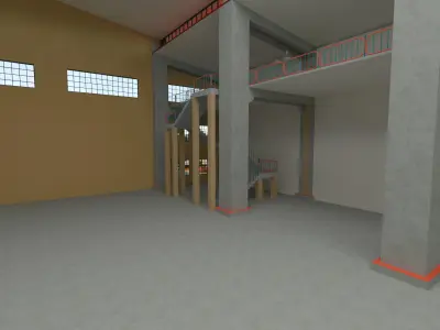 factory design 3D model buy