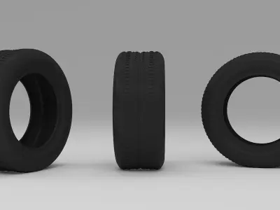 Wheels Tyre 1 3D model