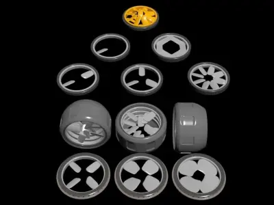 Modular - Rim Driven - Electric Thruster 02 - Concept 3D print model