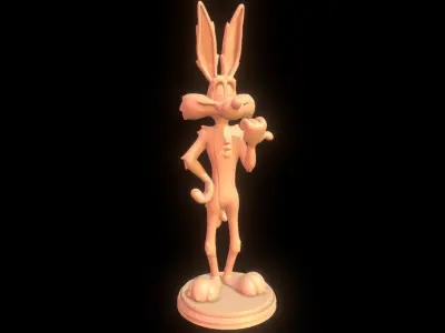 Wile-e-coyote-looney-tunes-3d-prin - road-runner-looney-tunes Free 3D print model