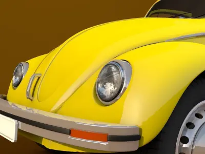 Volkswagen Beetle 1969 3D model