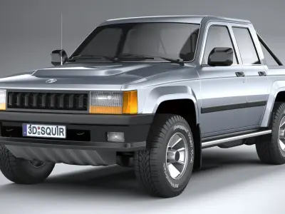 Generic Pickup 1980 3D model