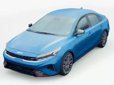 KIA Forte GT 2024 Low-poly 3D model