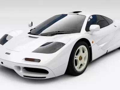 McLaren F1 1993 Low-poly 3D model purchase