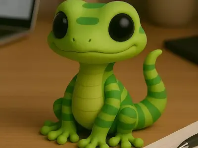 Gecko - Kawaii Animals Collection 3D print model